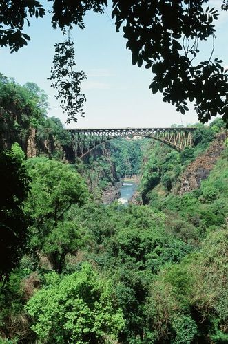 most přes kaňon Zambezi